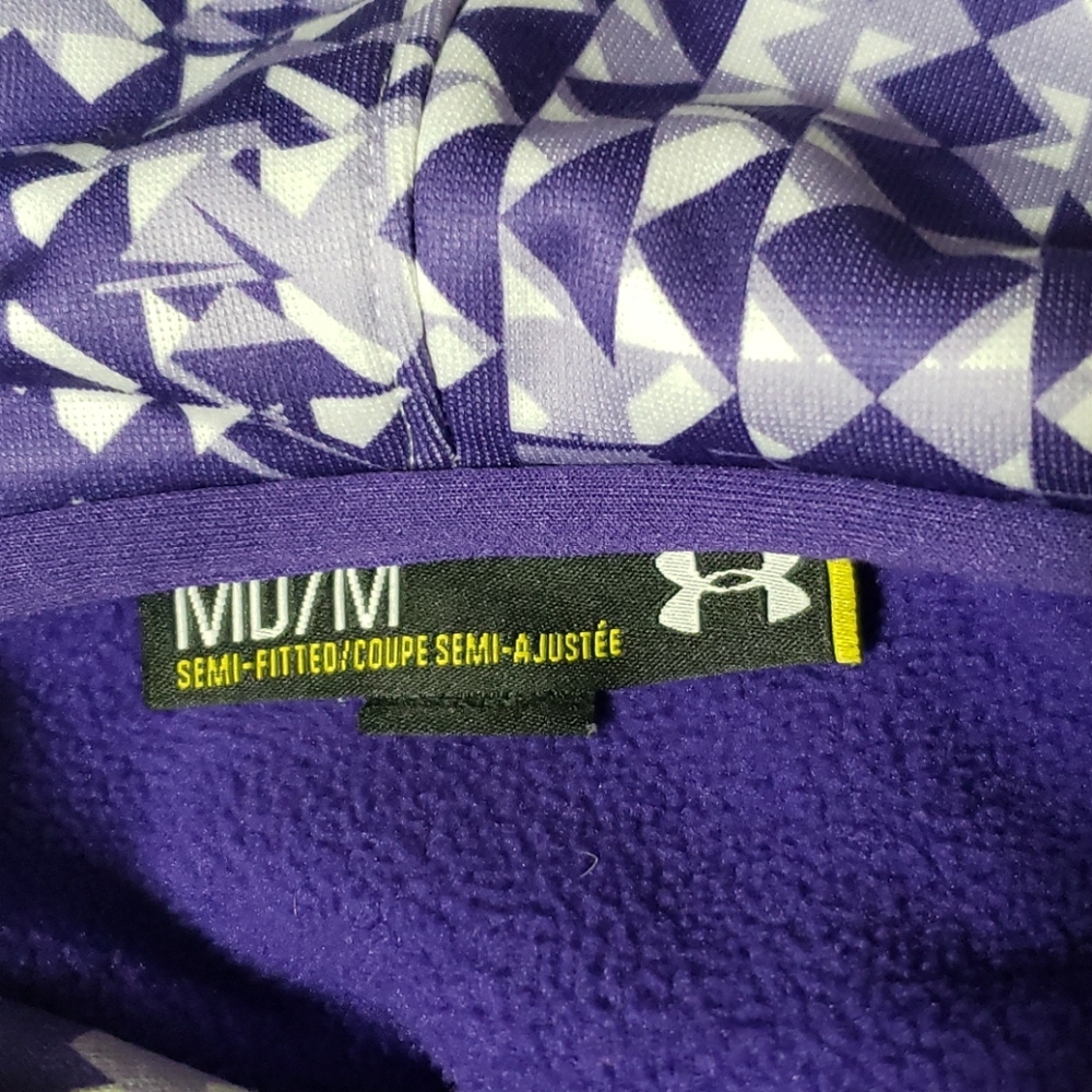 Purple under armour hoodie